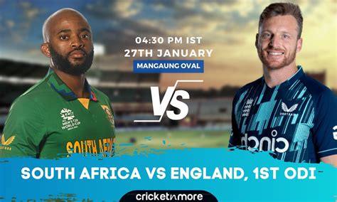 South Africa Vs England St Odi Sa Vs Eng Cricket Match Preview