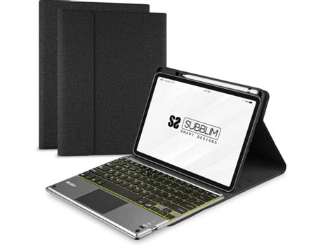 Funda Teclado Ipad Pro Subblim Bt Negro Worten Es