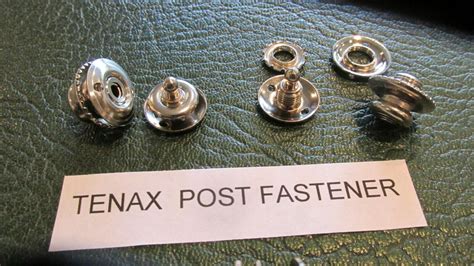 Tenax Pull Fastener Std Durable Snap Non Rust Finish Leather Convert