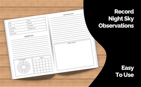 Astronomy Log Book A Night Sky Observations Journal For Recording And