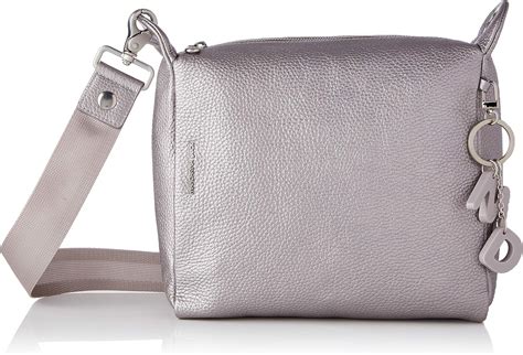 Mandarina Duck Mellow Lux Borsa A Tracolla Donna Argento Lavander