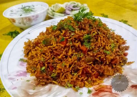 Spicy Tawa Pulao Recipe By Sneha Kasat Cookpad