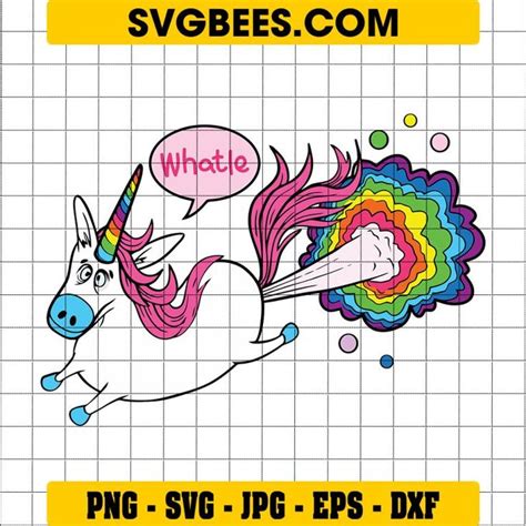 Unicorn Yoga Svg Just Breathe Svg Farting Unicorn Svg Exhale Svg