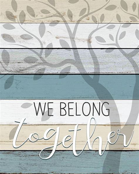 We Belong Poster Print By Allen Kimberly Karc1958b Posterazzi