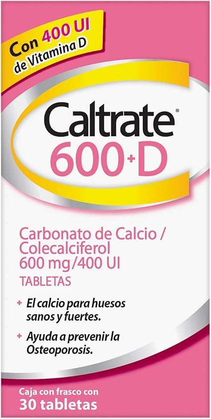 Caltrate Suplemento De Calcio D Mg Ui Frasco Con