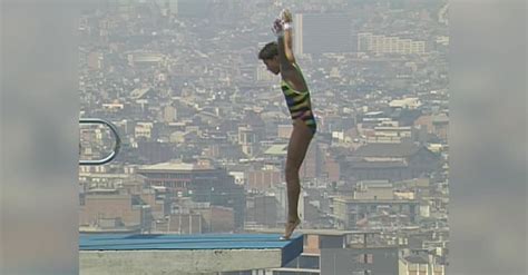 Womens 10m Platform Diving Final Barcelona 1992