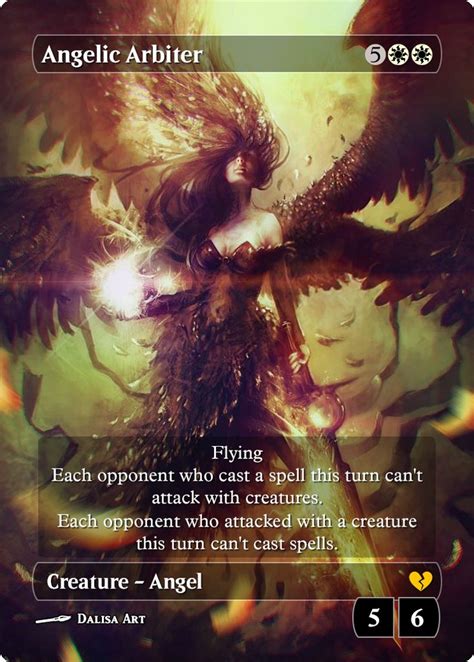 Angelic Arbiter | Magic the gathering cards, Mtg altered art, Magic cards