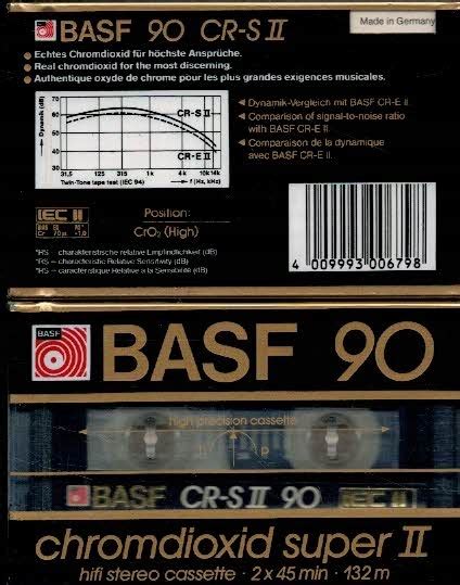 Kaseta Magnetofonowa Basf Cr S Ii Por Wnaj Ceny Allegro Pl