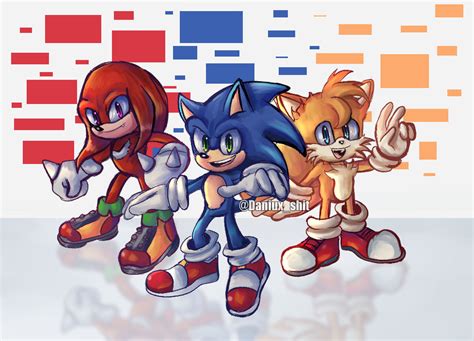 Sonic,Tails and knuckles Sonic movie 2 fanart by Daniuxshit on DeviantArt