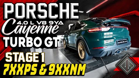 Porsche Cayenne TURBO GT Stage 1 Dyno Mcchip Dkr YouTube