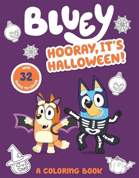 Bluey: Hooray, It's Halloween!: A Coloring Book: Penguin Young Readers Licenses: 9780593752555 ...