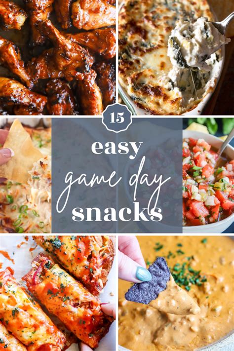 15 Easy Game Day Snacks Cake N Knife