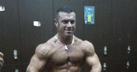 Bodybuilders Privates Exposed In Posing Trunks Visible Penis Line