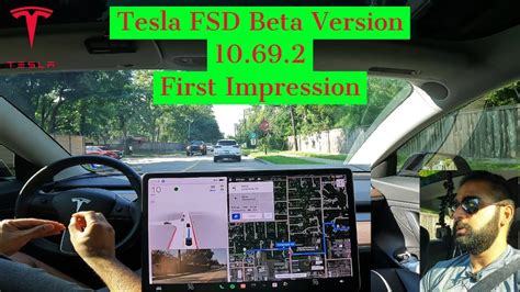 Tesla Fsd Beta Version 10 69 2 First Drive Houston Youtube