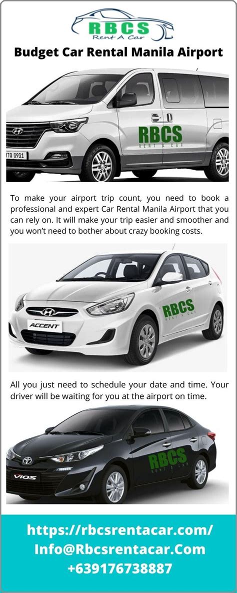 Budget Car Rental Manila Airport | RBCS Rent a Car : u/rbcsrentacar03