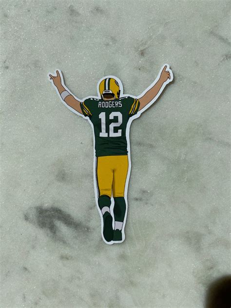 Green Bay Packers Aaron Rodgers Sticker | Etsy