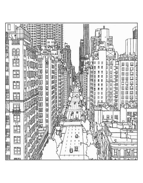 New York Coloring Pages Learny Kids