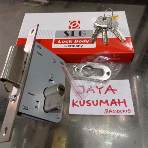 Jual Body Kunci Pintu Sliding Slg Lockcase Geser Kait Mekar Set Silinde