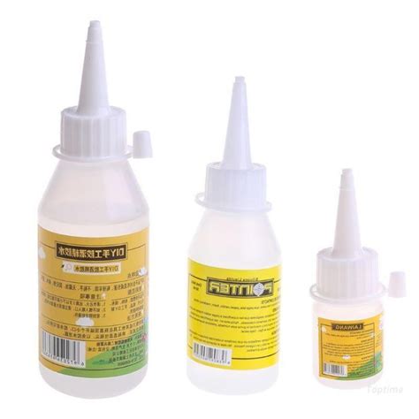 Top Ml Liquid Glue Adhesive Textile Fabric Stationery Scrapbooking Glue Instant Grab Adhesive