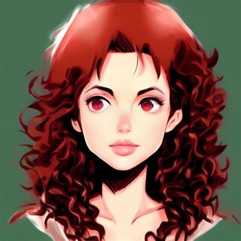 Retrato De Pintura Digital De Una Linda Chica De Anime Dibujo Hermoso