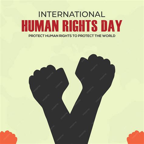 Premium Vector Human Rights Day World International Day Vector Human