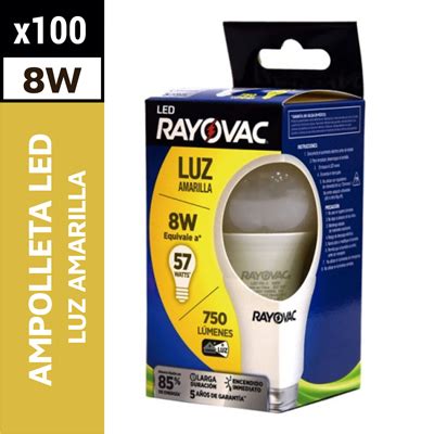 Ampolleta Led Rayovac W Luz C Lida L Menes Llafkelen