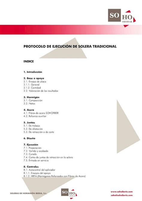 Pdf Protocolo De Ejecuci N De Solera Tradicional Ejecucion La