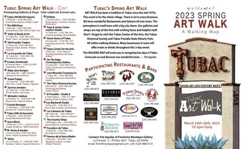 Tubac Art Walk November March Tubac Arizona Tubac Chamber Of Commerce