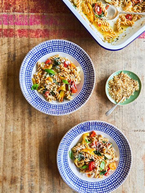 Baked Ricotta And Veg Pasta Jamie Oliver Recipes