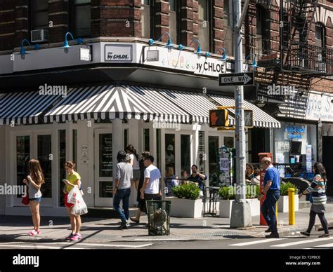 By Chloe Vegan Restaurant Greenwich Village Nyc Usa Stock Photo Alamy