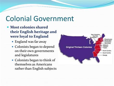 PPT - The American Colonies and Their Government Chapter 4 PowerPoint ...