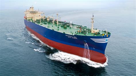 Pictured Is A Lpg Carrier Built By Hd Hyundai Heavy Industries On A