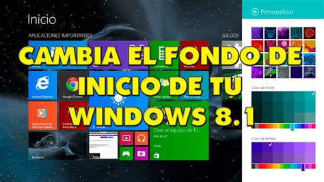 C Mo Cambiar El Fondo De Inicio De Windows Youtube