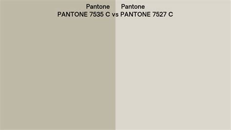 Pantone 7535 C Vs Pantone 7527 C Side By Side Comparison