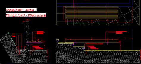 Ah Ap Bank Detay Dwg Projesi Autocad Projeler