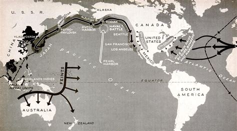 Axis invasion of America map – Never Was