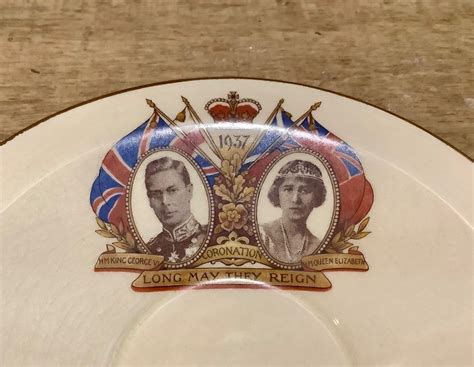 1937 Antike Sammlertasse King George VI Krönung England Kaufen auf