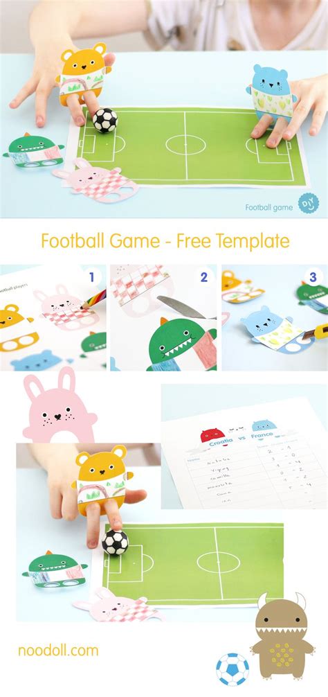 Printable Football Game | Diy for kids, Football games, Arts and crafts ...