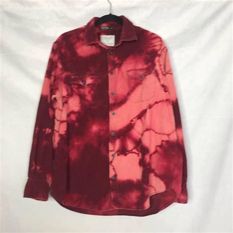 Nasty Girl Tie Dye Retro Button Down Collared Depop