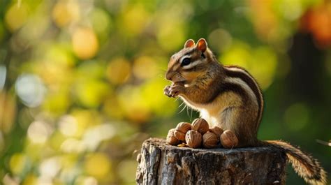 chipmunk eating nuts, cute chipmunk, wildlife photography, animals and ...