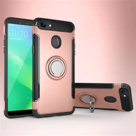 For OPPO A79 Case Cover Colorful Metal Magnetic Ring Holder Soft