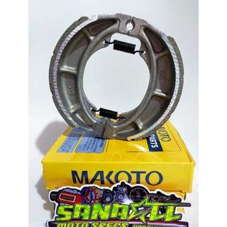 MAKOTO BRAKE SHOE REAR C100 XRM110 CT100 FURY HD3 HDX WIND125 TMX155