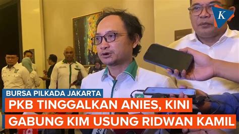 Pkb Tinggalkan Anies Kini Gabung Kim Usung Ridwan Kamil Suswono Di