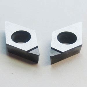 Tipped Pcd Inserts In Degree Diamond Shape D For Turning Aluminum Alloy