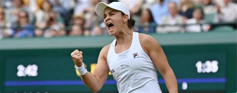 Avanza Tenista Australiana Barty A Cuartos De Final En Wimbledon