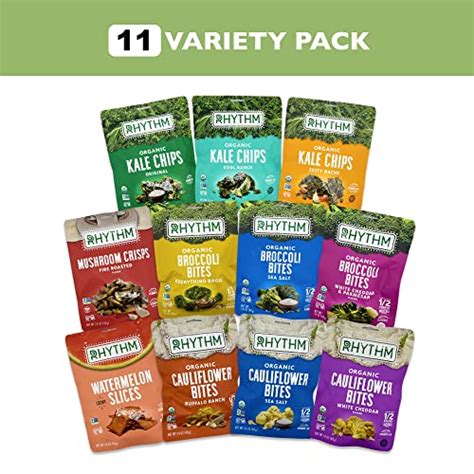 Rhythm Superfoods Variety Pack Rhythm Snacks Kale Chips Rhythm