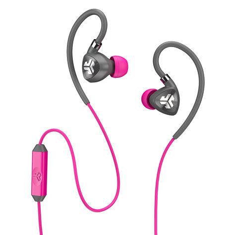 Jlab Fit 2 0 Sport Earbuds Sweatproof And Water Resistant With In Wire Earhooks