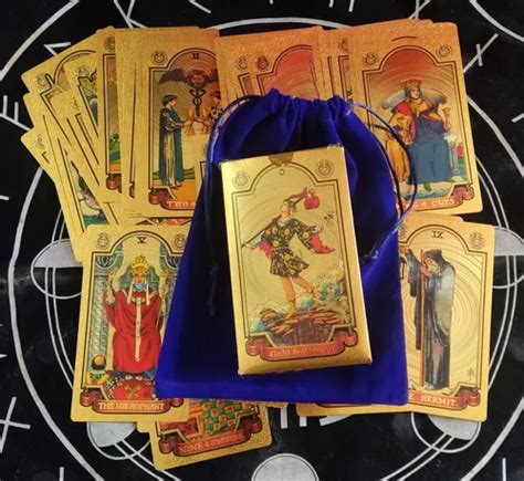 Tarot Rider Waite De Lujo Con L Minas Doradas Bolso Cuotas Sin Inter S