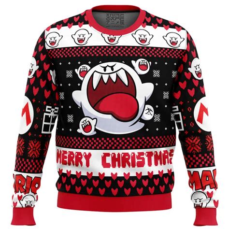 Boo Mario Bros Ugly Christmas Sweater Walmart