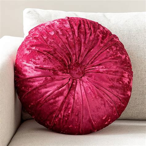 Pink Round Throw Pillow Atelier Yuwa Ciao Jp